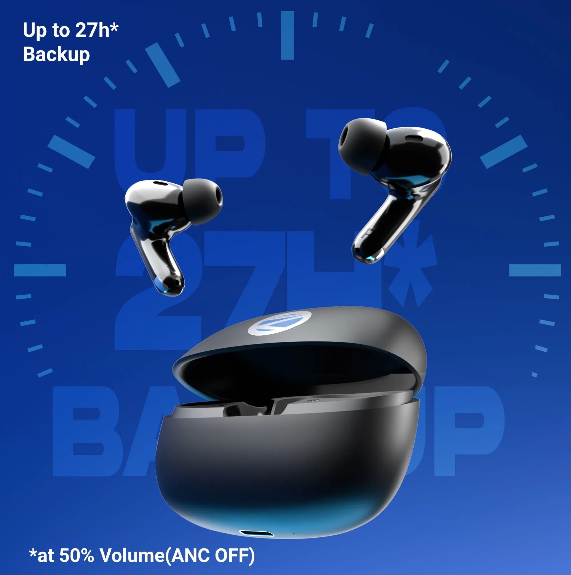 Zebronic Wireless Bluetooth Earbuds Zeb Monk Pro (ZEB-PODS IV) view 7